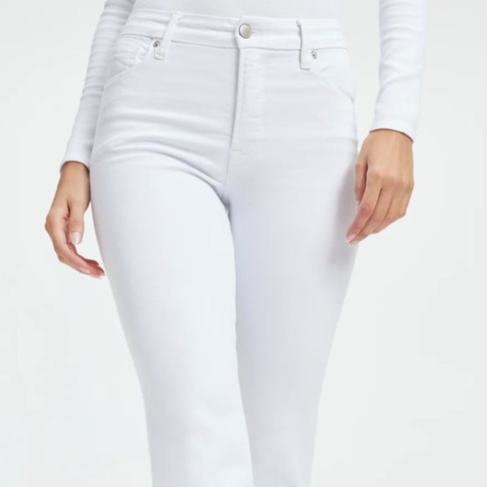 Good American‎ Women's Jeans Good Classic Boot Cut in White Size 20